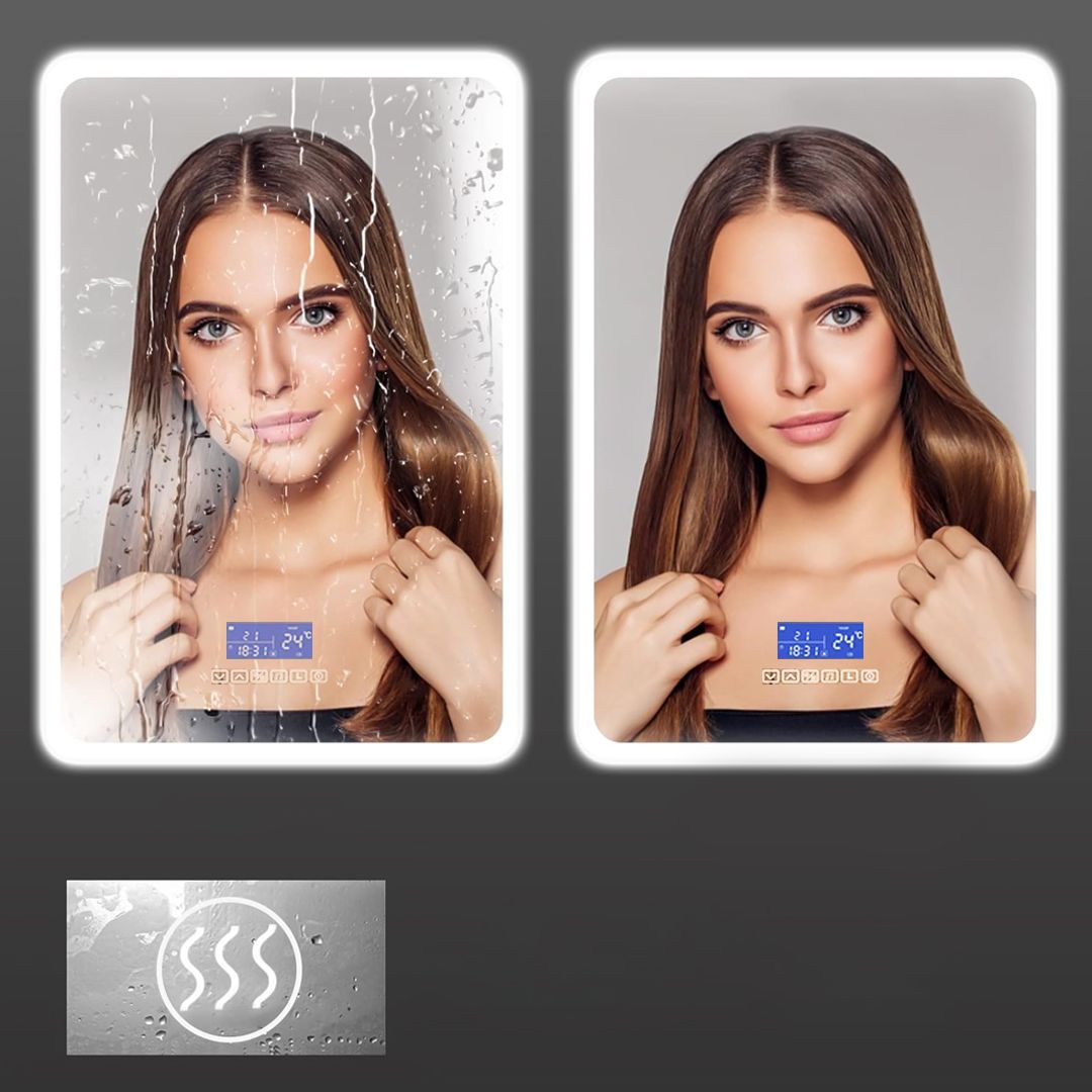 مرآة تواليت سمارت مقاومة للضباب - 8