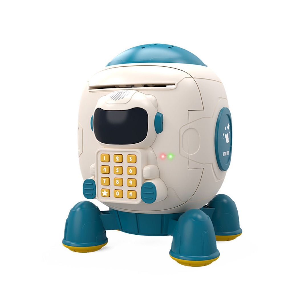 حصالة على شكل مركبة فضائية مع رقم سري - 4