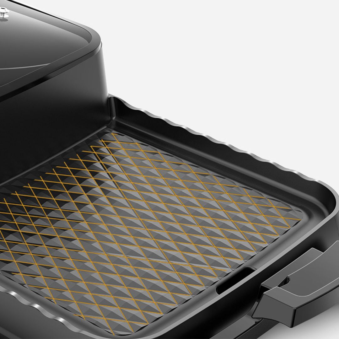 Double Electric Grill with Pot product thumbnail 17
