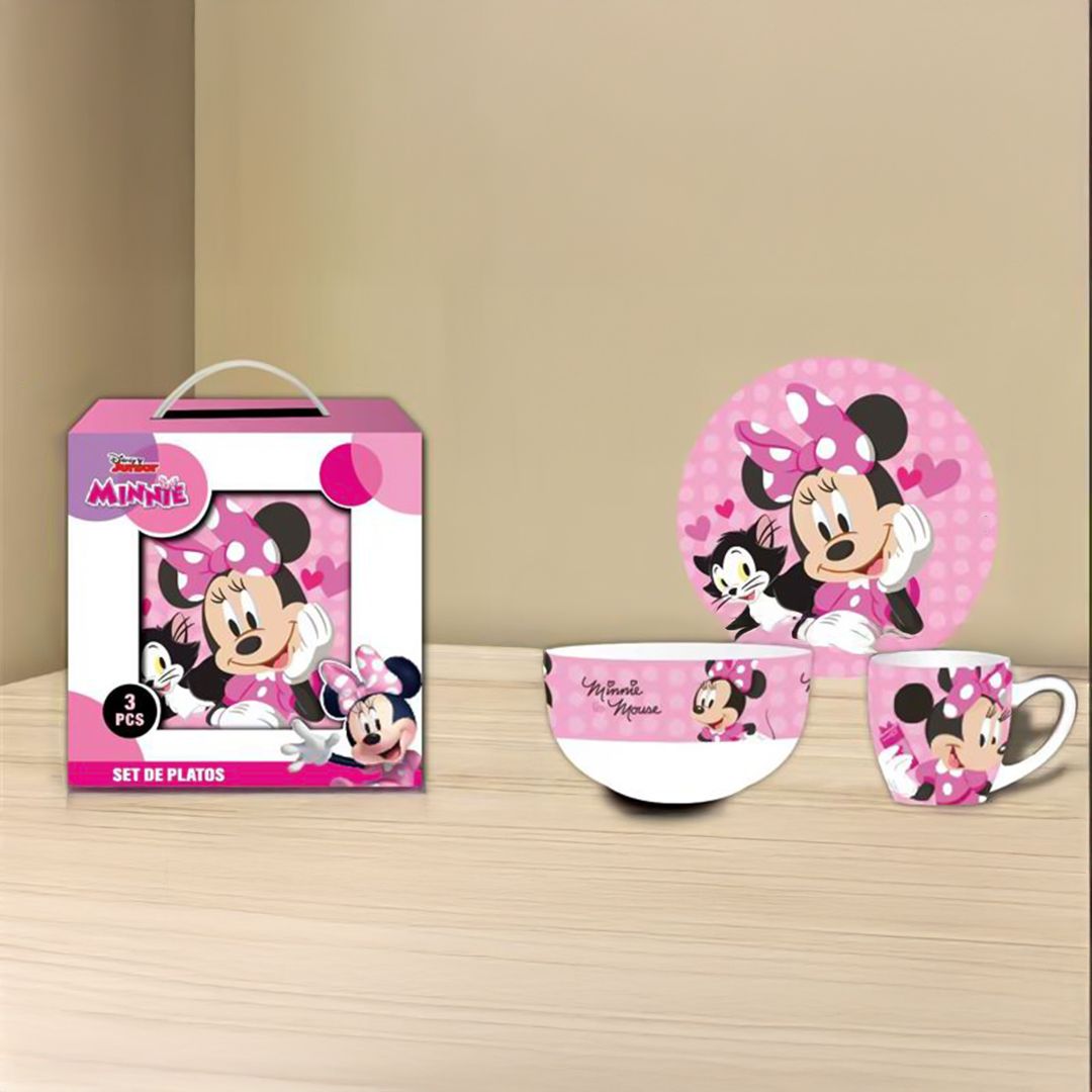 أدوات طعام للأطفال بتصميم Minnie Mouse - 2