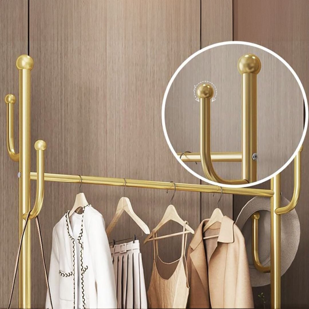 Clothes Stand with Wheels and Basket product thumbnail 12
