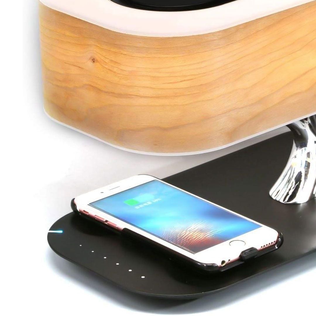 Bedside Lamp with Bluetooth Speaker and Wireless Charger product thumbnail 12