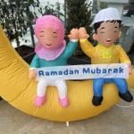 مُجسم الهلال المضيء القابل للنفخ - 13