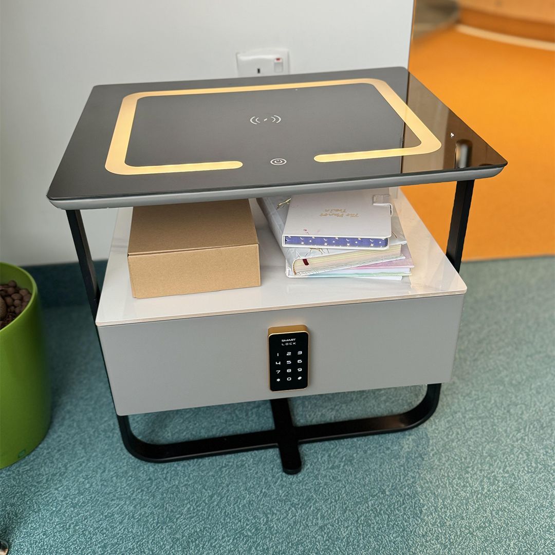 Marble Side Table with Wireless Charging product thumbnail 12