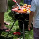 شواية الفحم للرحلات بغطاء علوي 92 سم - 6