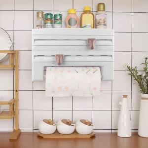 رول الفاين والنايلون مع رف تنظيم	