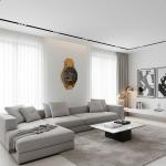 ساعة حائط بتصميم ساعة يد بتروس ذهبية - 2