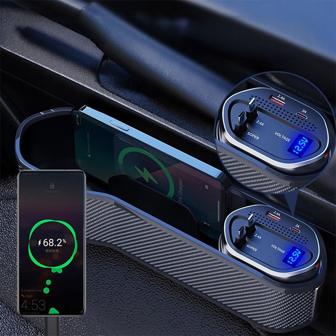 منظم مقاعد السيارة مع شاحن - 2