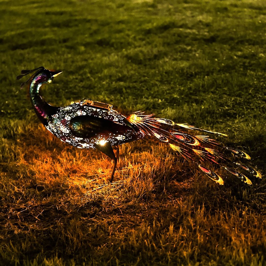 Peacock Statues with Solar Lights product thumbnail 20