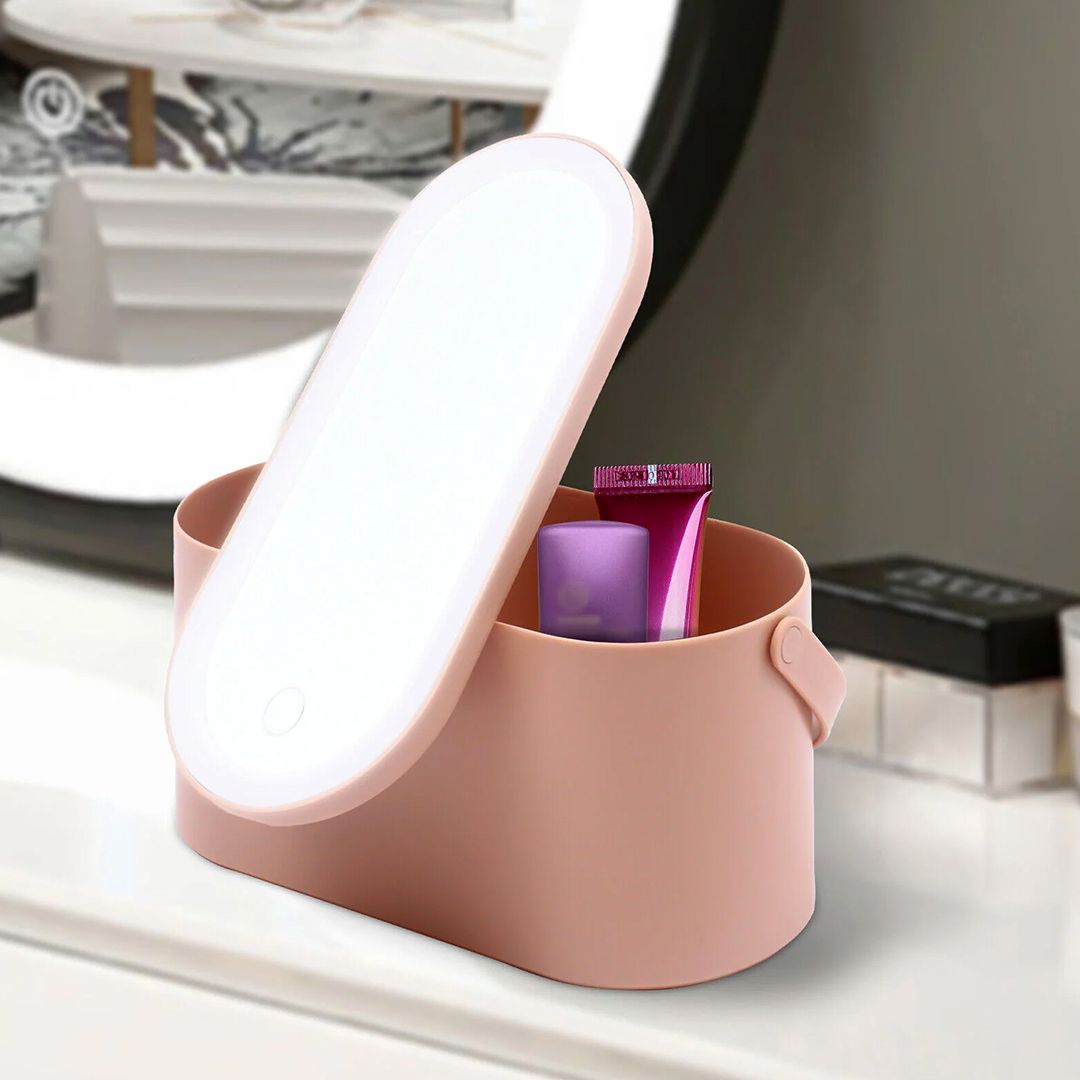 صندوق المكياج مع مرآة ليد - 16