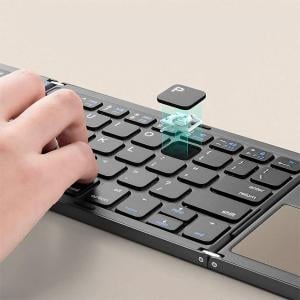 لوحة مفاتيح لاسلكية قابلة للطي - 5