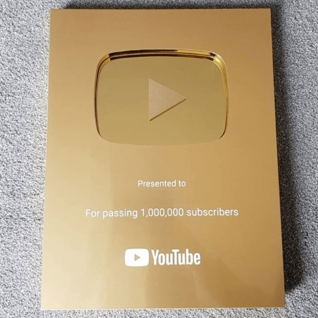 درع اليوتيوب الذهبي - 8