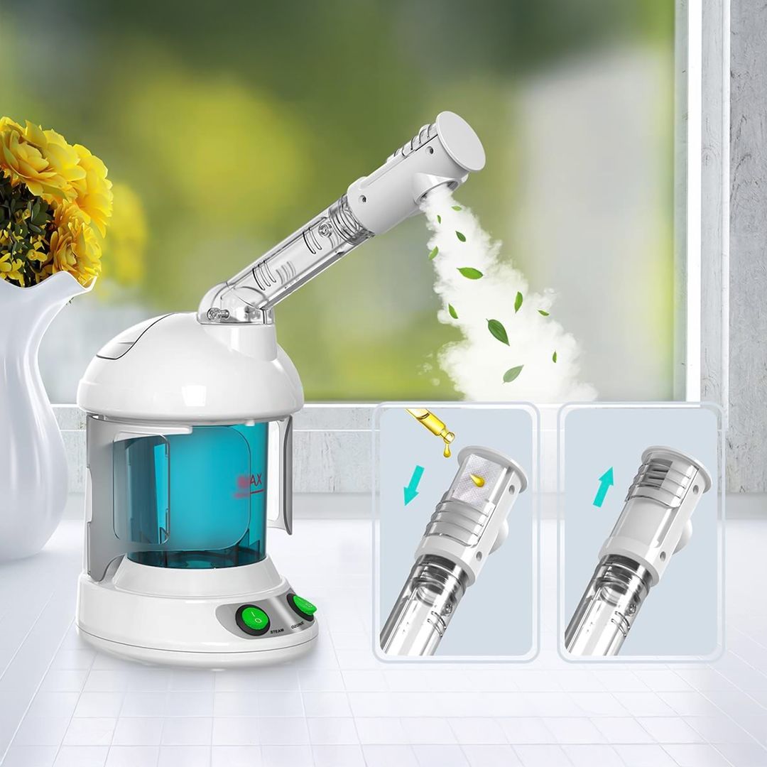 جهاز البخار مع قبعة حرارية للشعر - 5