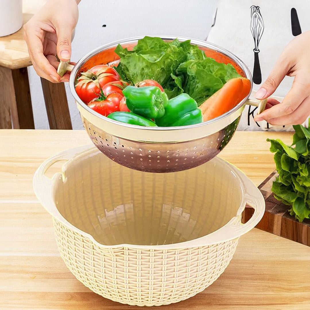 مبشرة ومصفاة بلاستيكية مع غطاء - 4