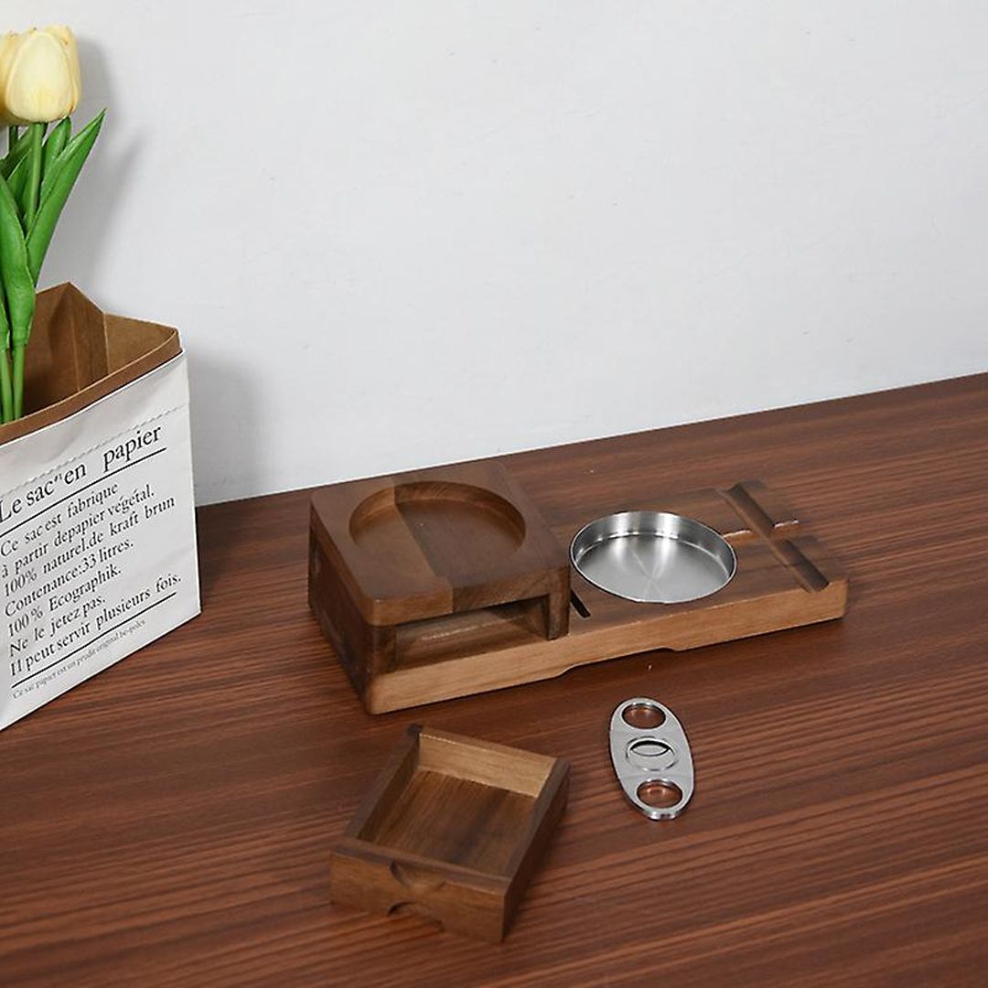 Wooden Ashtray with Cup Coaster product thumbnail 5