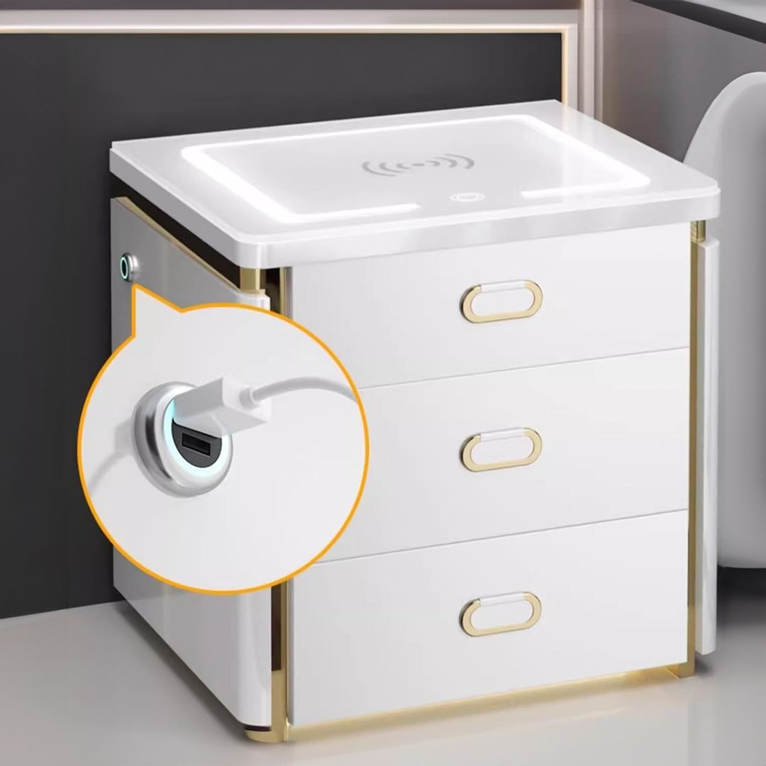 Modern Bedside Table With Locker product thumbnail 7