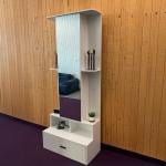 خزانة مع مرآة للمدخل - 1