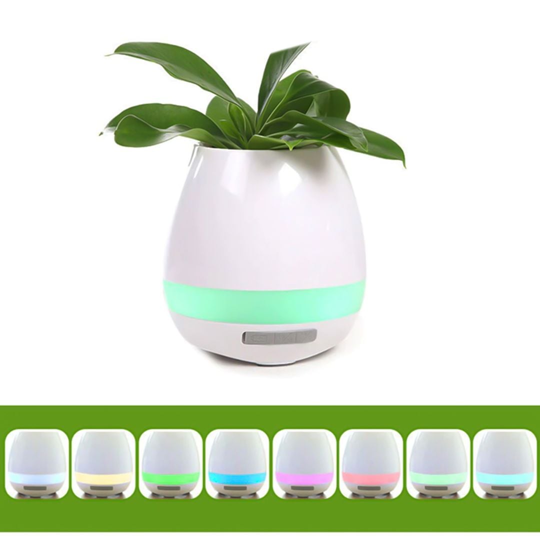 Flower Pot Bluetooth Speaker With Plant product thumbnail 5