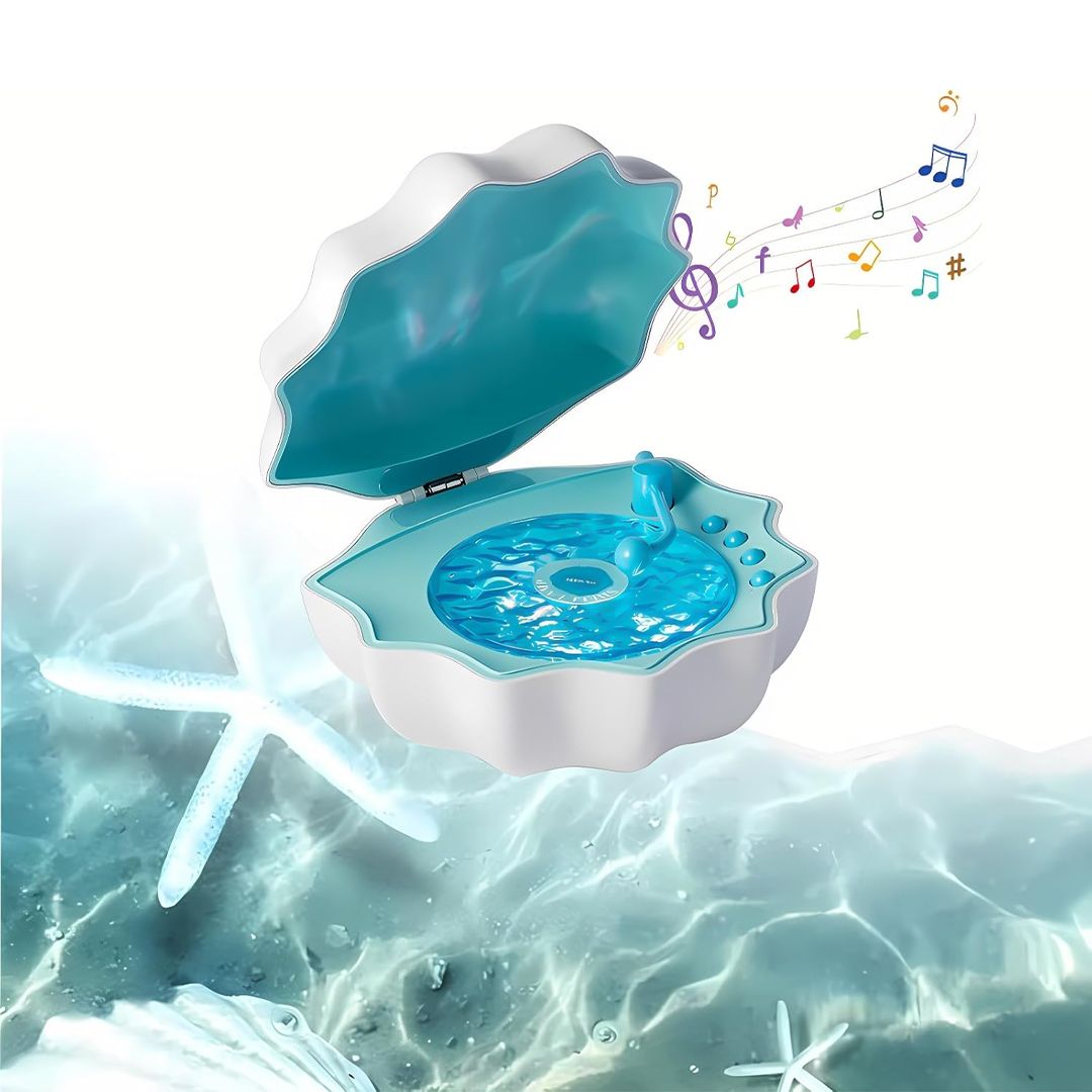 سبيكر  وبروجيكتور على شكل محار - 6