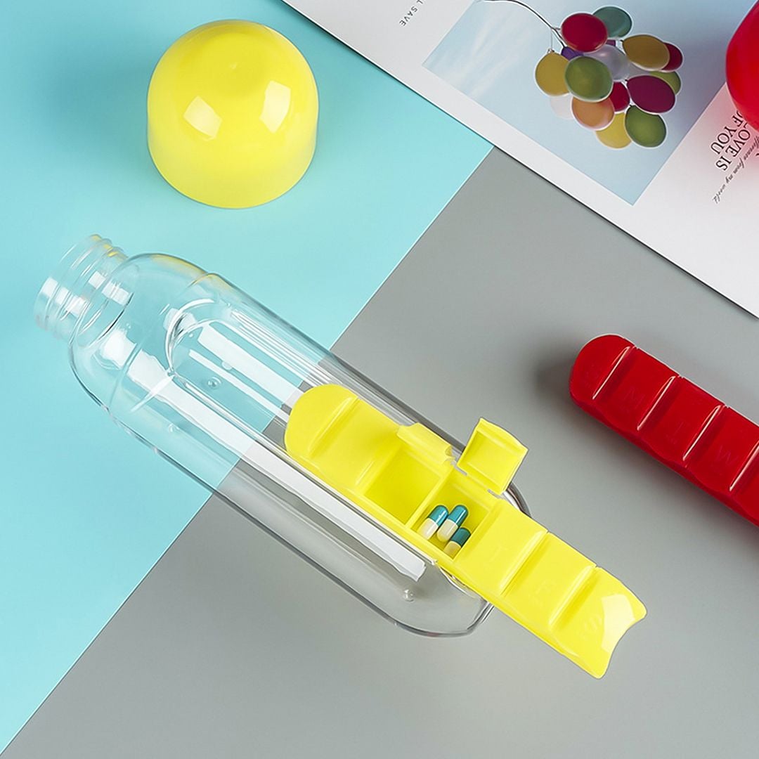 Water Bottle with Pill Holder product thumbnail 6