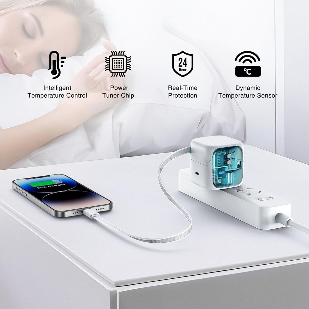 شاحن و باور بانك سريع 2 في 1 - 2