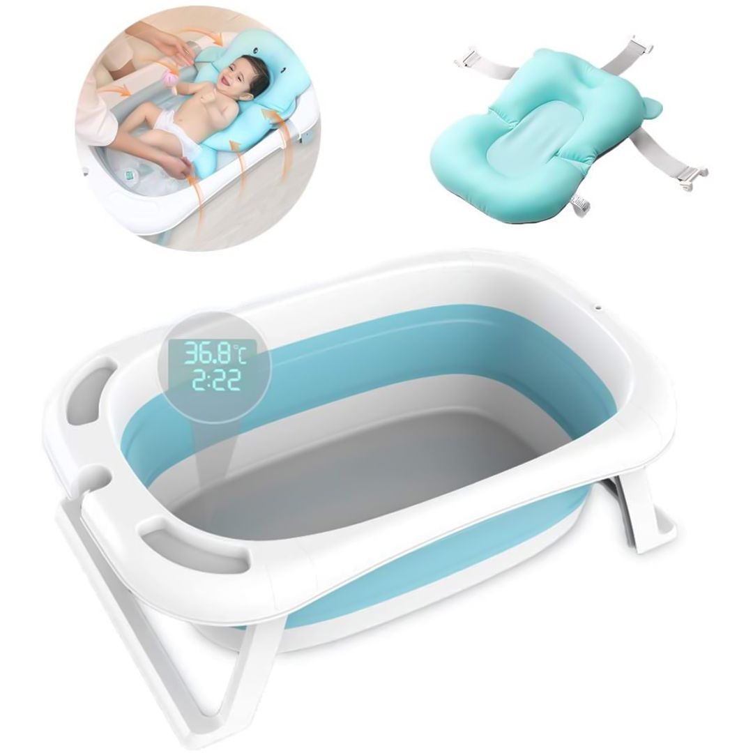 Baby Folding Bathtub with Thermometer product thumbnail 7
