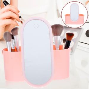 صندوق المكياج مع مرآة ليد - 4