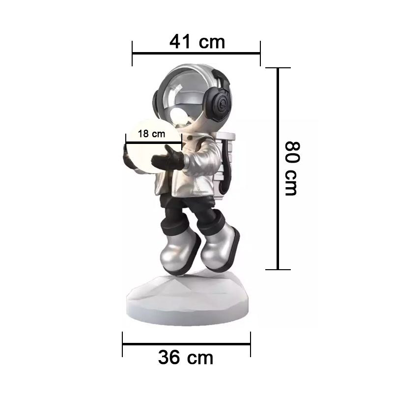 Astronaut Statue with Luminous Moon product thumbnail 18