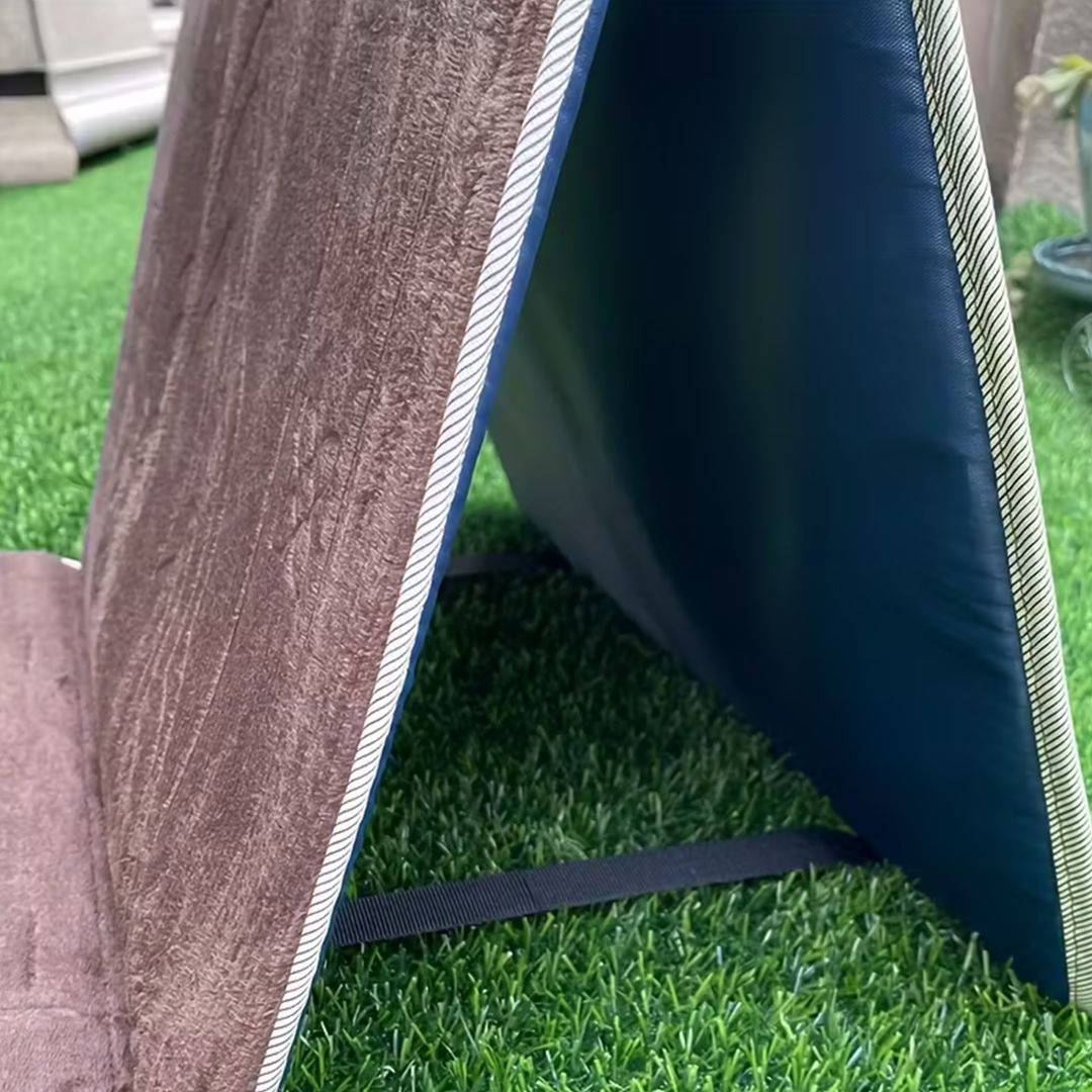 سجادة صلاة قابلة للطي مع مسند ظهر - 10