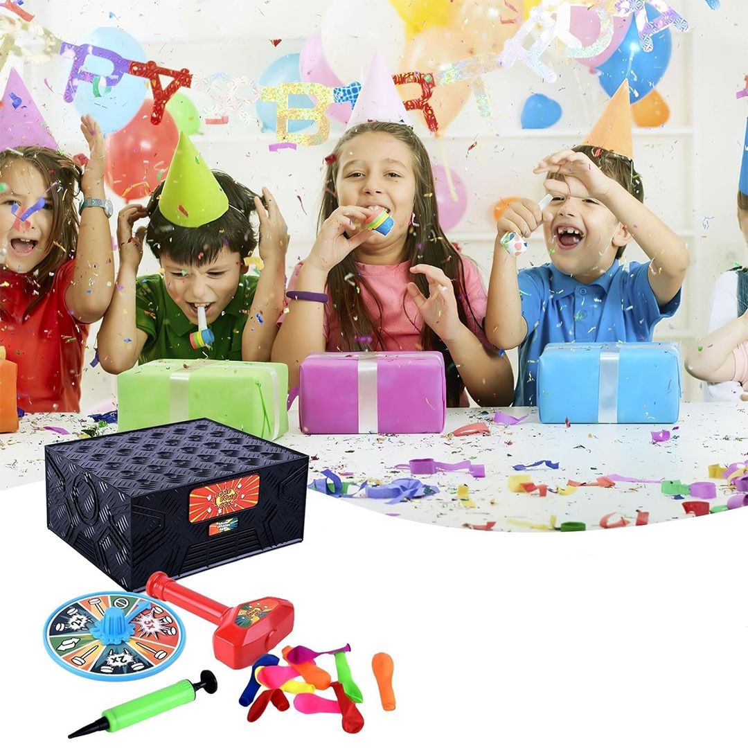 لعبة صندوق البالونات مع مطرقة - 9