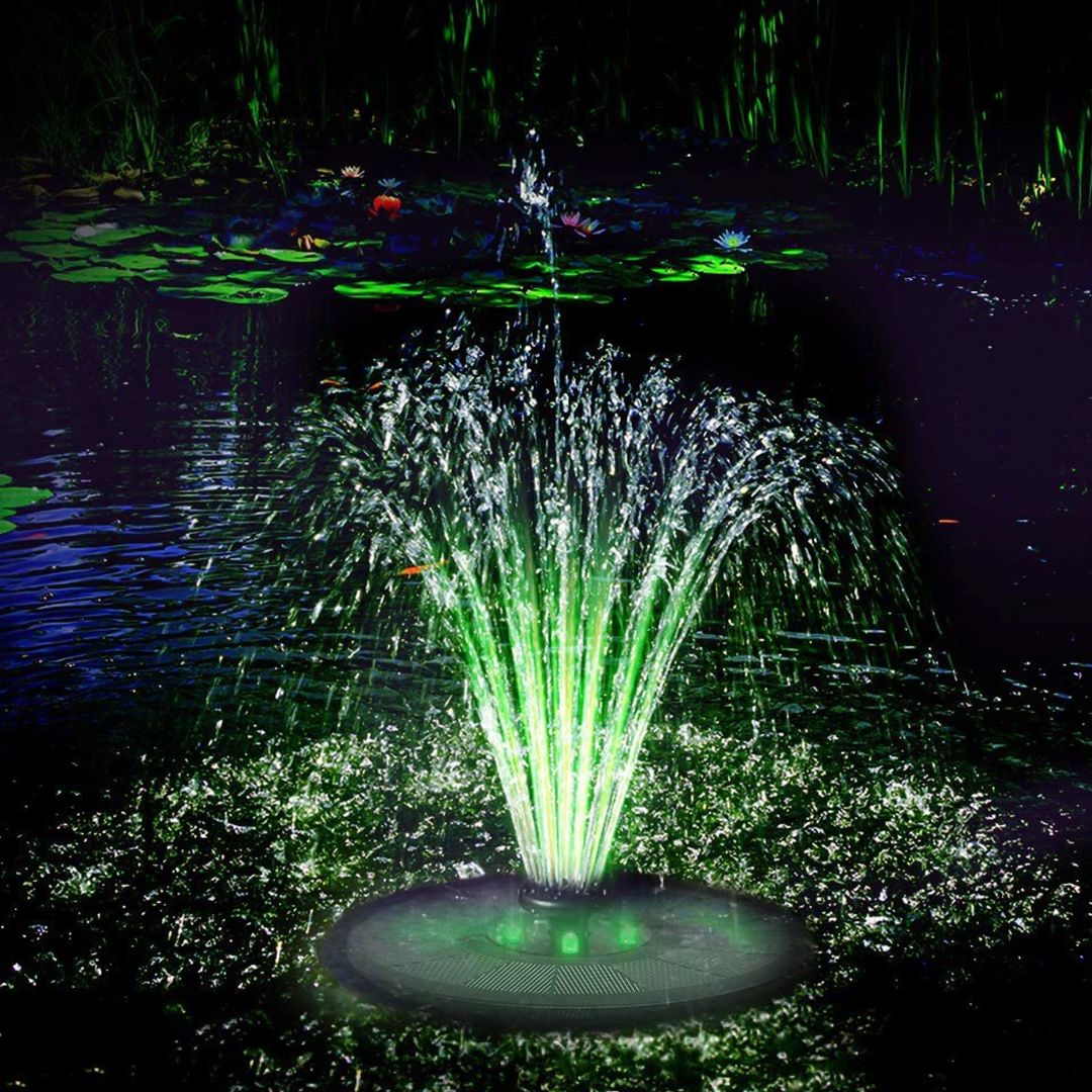 النافورة المُضيئة على الطاقة الشمسية - 4