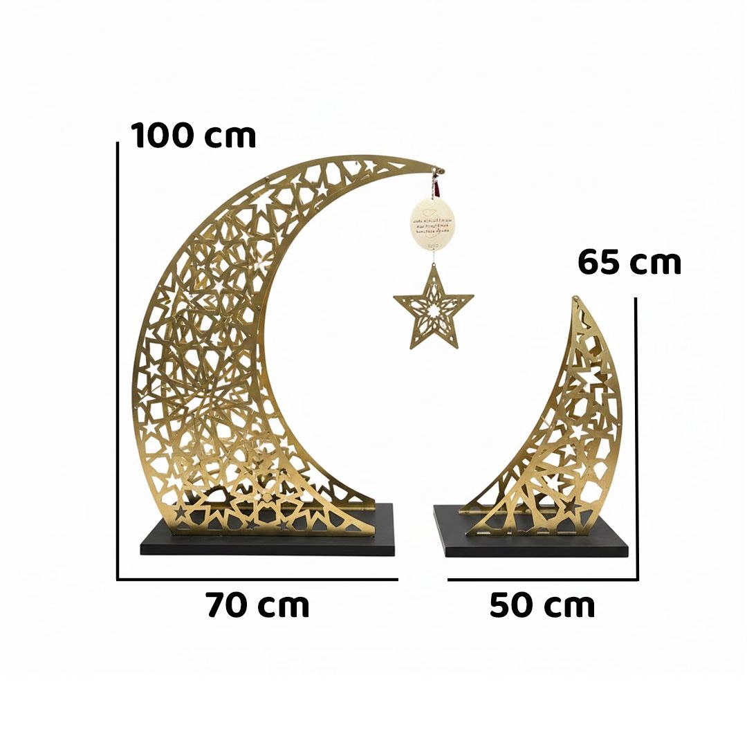 Luxury Golden Ramadan Crescent Décor by ROUH product thumbnail 12