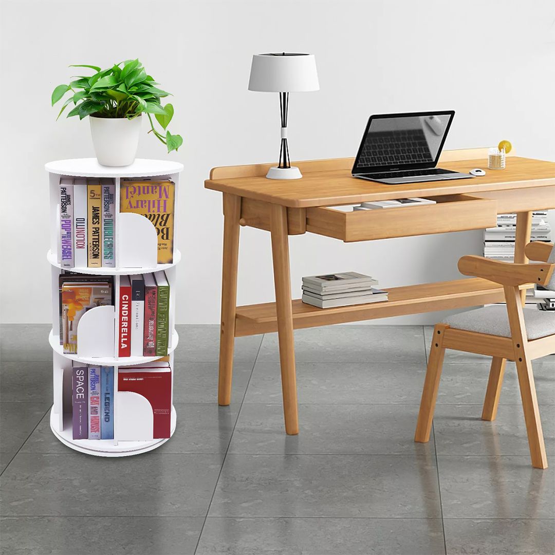 Wooden Library with Swivel Base- 3 Layers product thumbnail 8