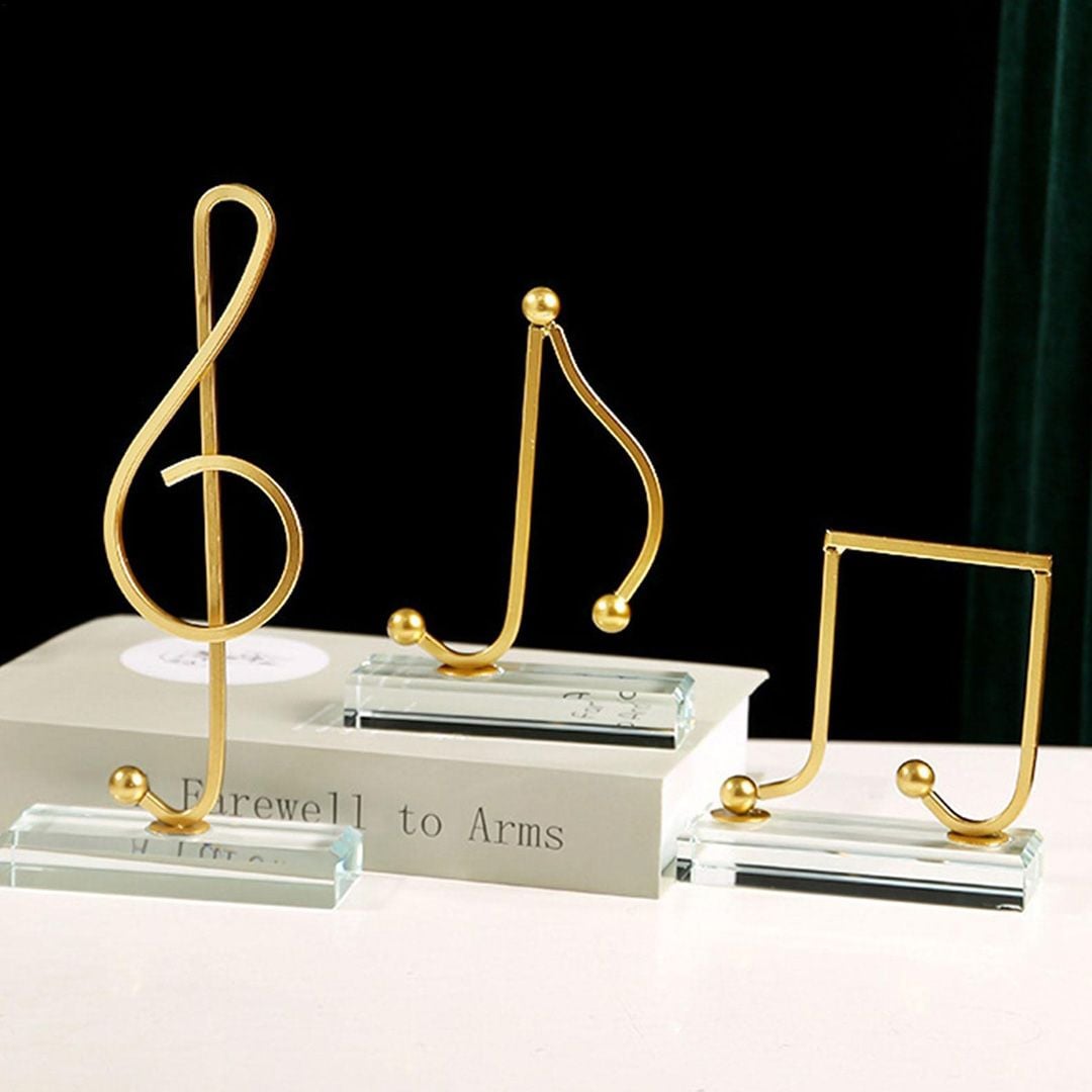  ديكور النوتات الموسيقية بقاعدة كريستال - 5