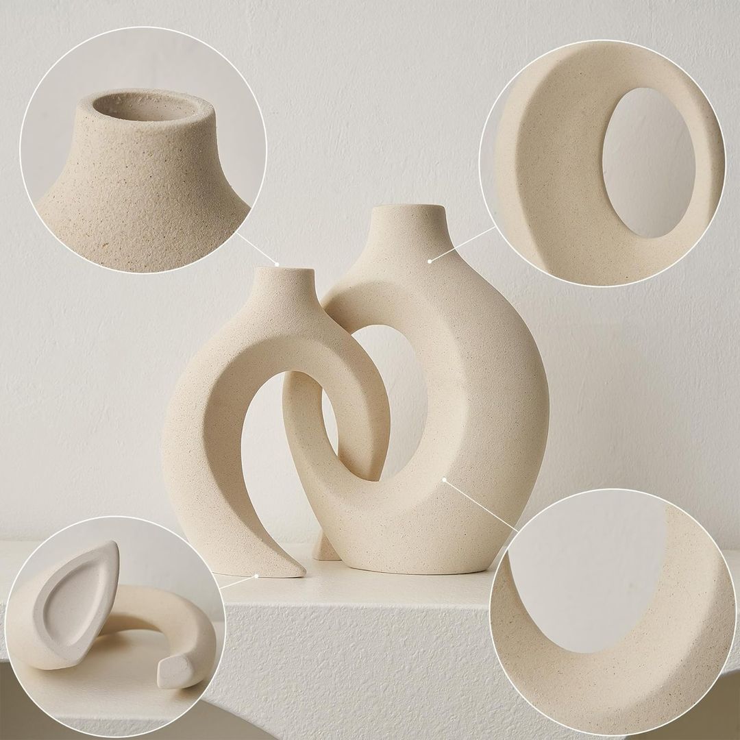 Ceramic Vase with Interlocking Design product thumbnail 10