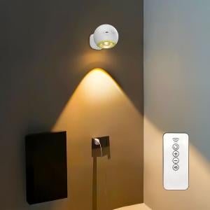 مصباح جداري LED بحساس و ريموت