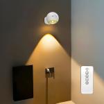 مصباح جداري LED بحساس و ريموت