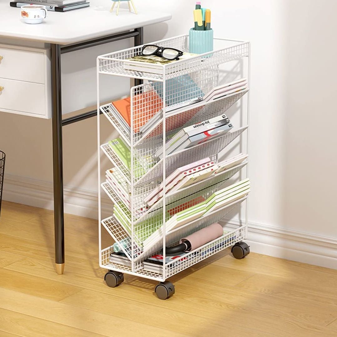 Metal Book Storage Cart product thumbnail 2