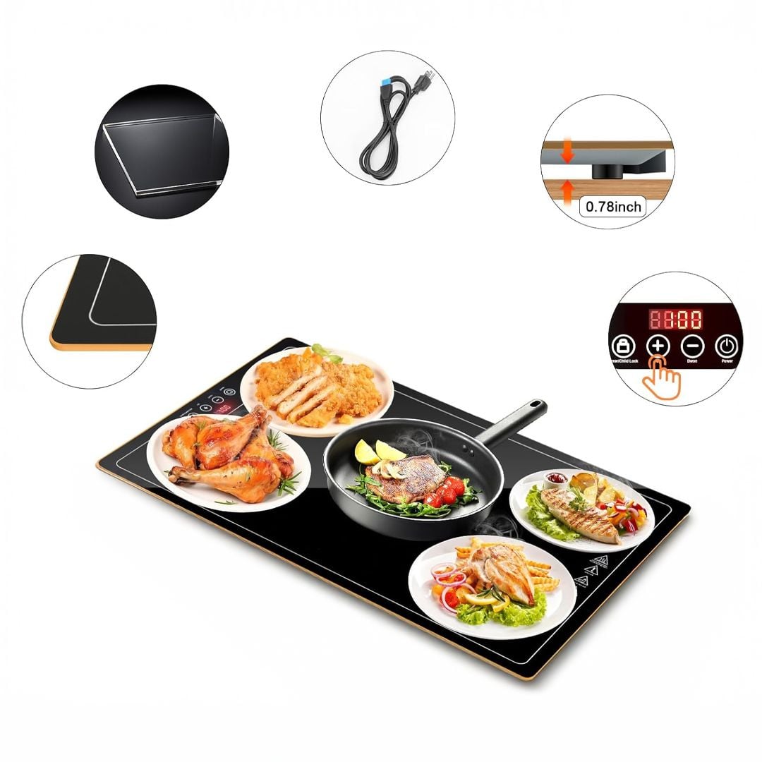 لوح تدفئة الطعام الكهربائي - 7