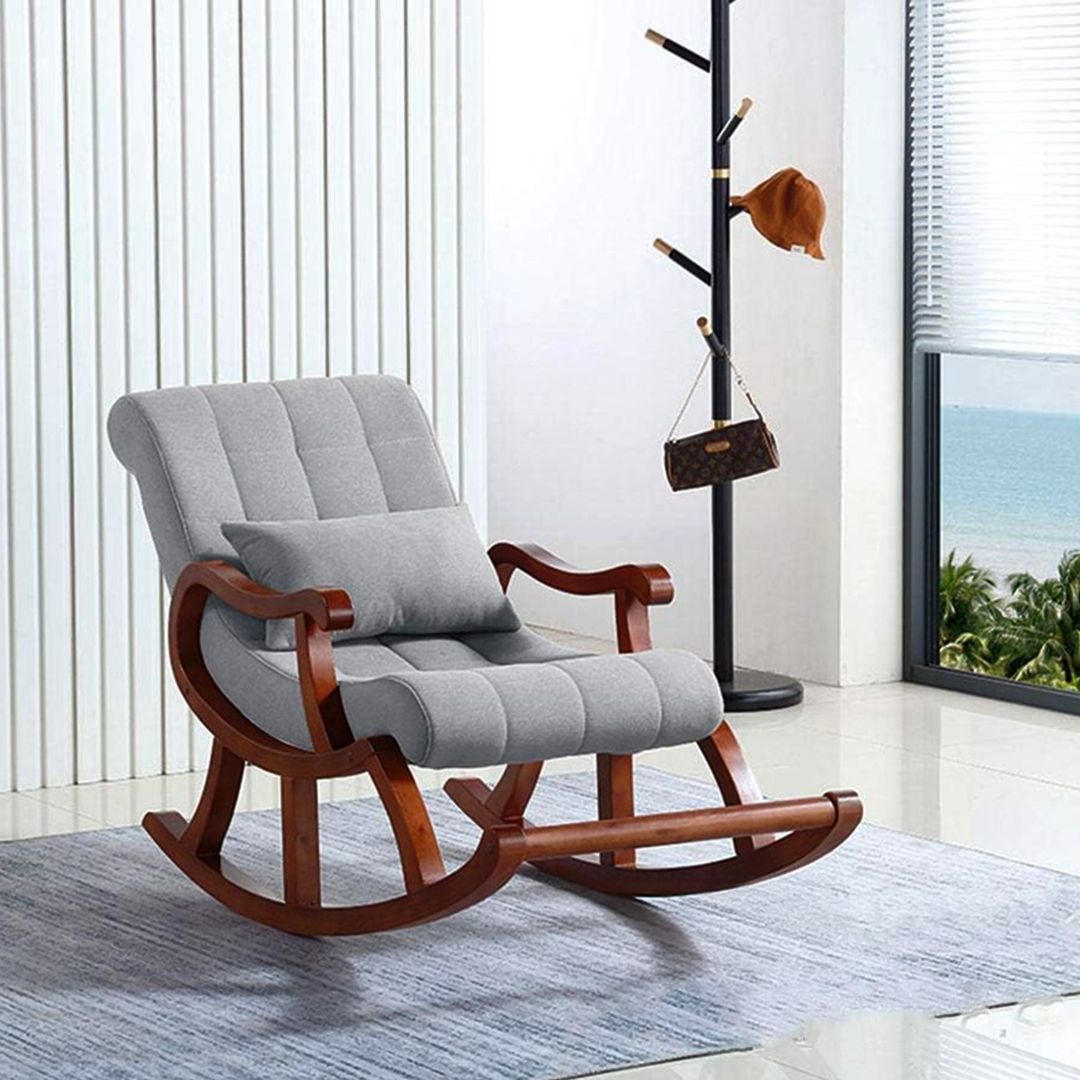 كرسي هزاز خشبي - 7