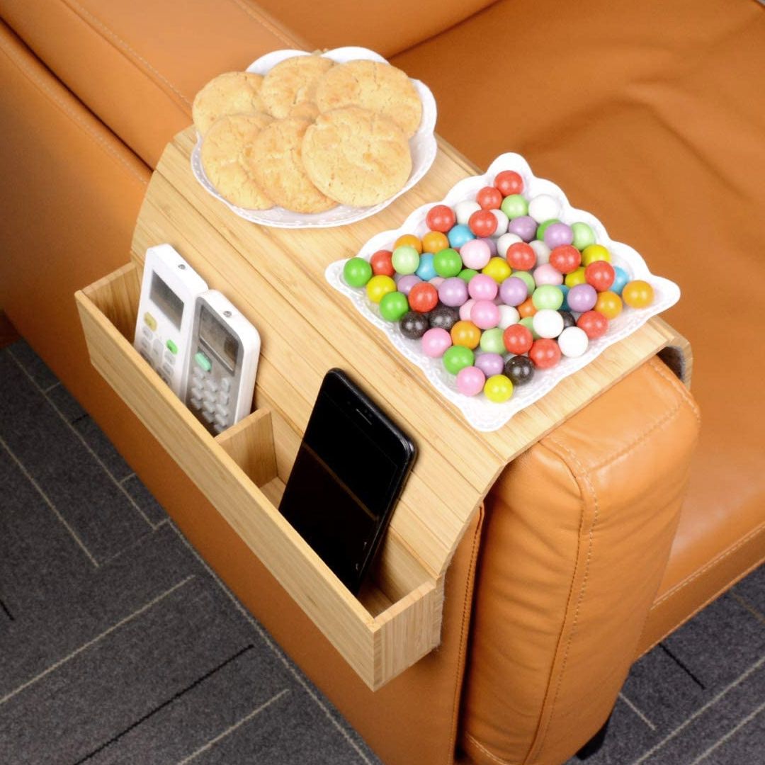 Wooden Folding Portable Sofa Tray product thumbnail 3