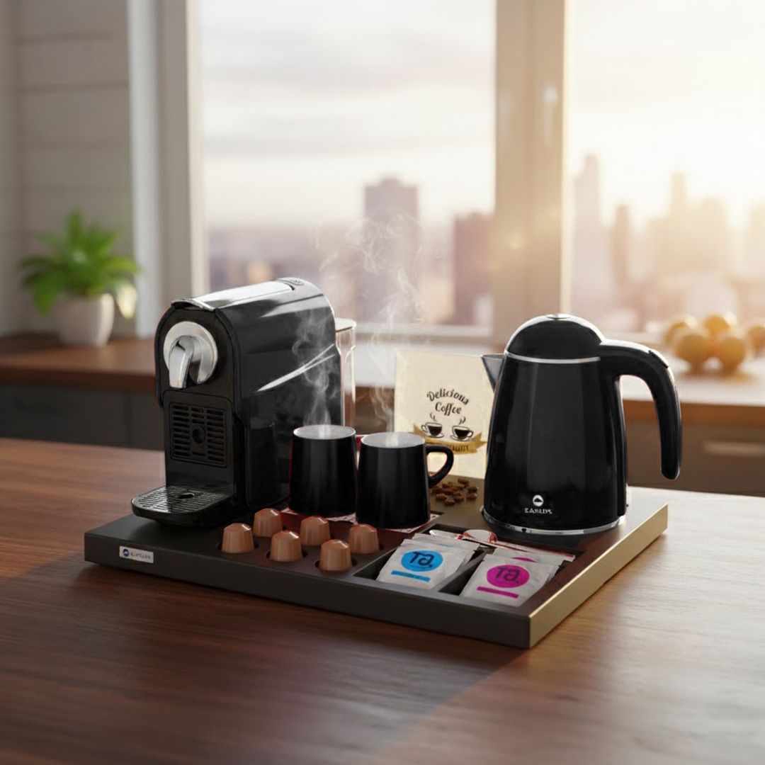 ركن ضيافة فندقي متكامل لتحضير المشروبات - 2