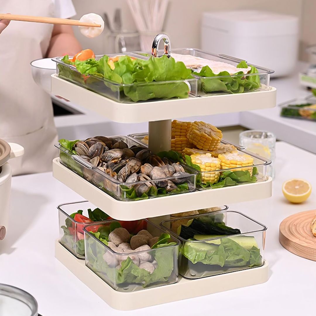 ستاند تقديم دوار بثلاث طبقات - 17