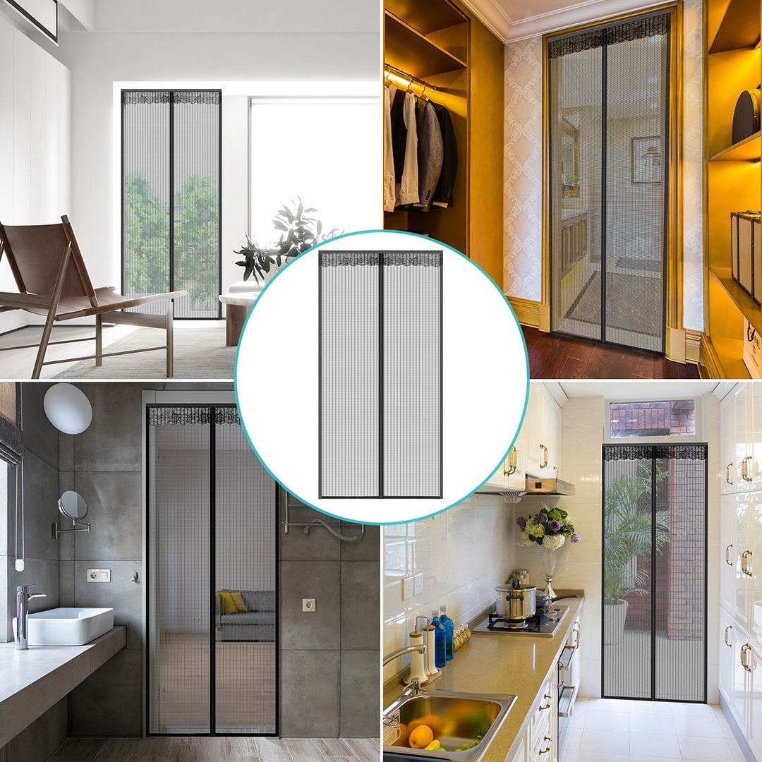 ستارة باب مغناطيسية لطرد الحشرات - 8