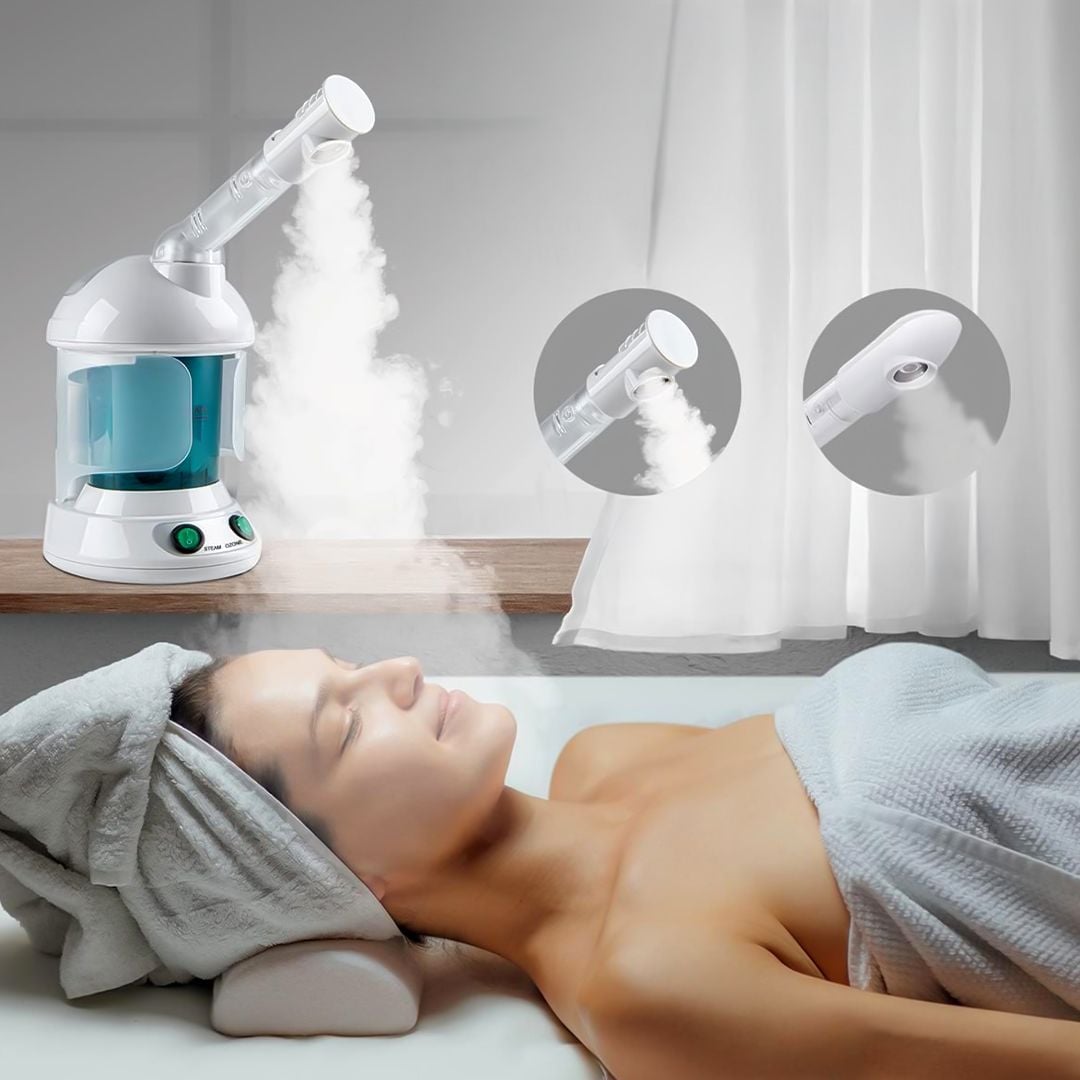 جهاز البخار مع قبعة حرارية للشعر - 3