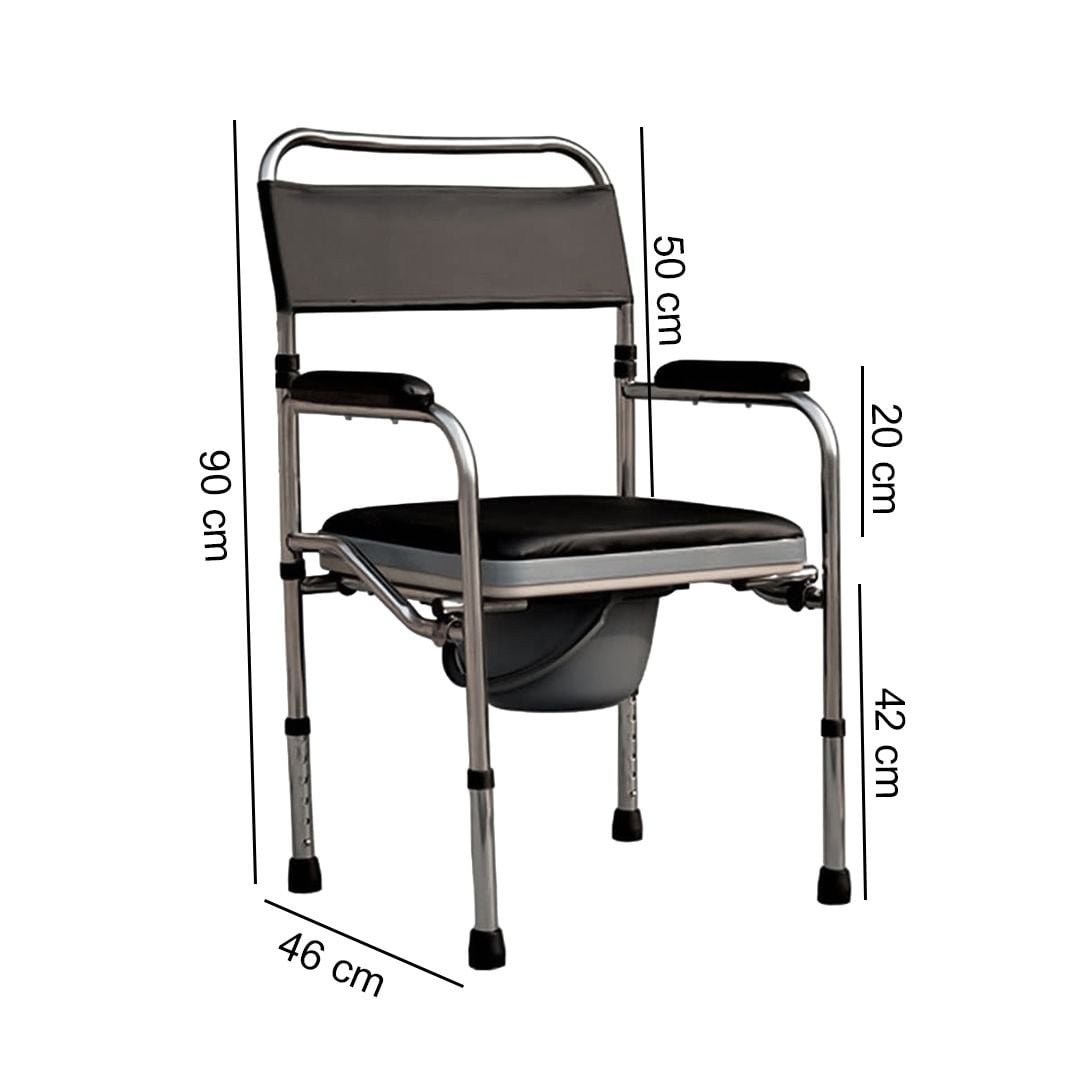 Portable medical toilet chair product thumbnail 18