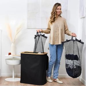 سلة غسيل ثلاثية مع غطاء ضد الماء - 2