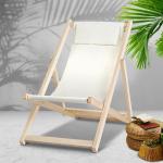 كرسي استرخاء خشبي خارجي - 5