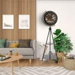 ساعة أرضية بتصميم تروس فني فاخر - 2