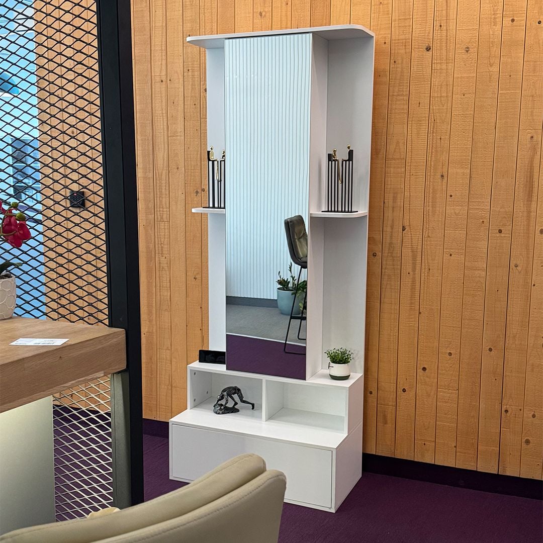 خزانة مع مرآة للمدخل - 14